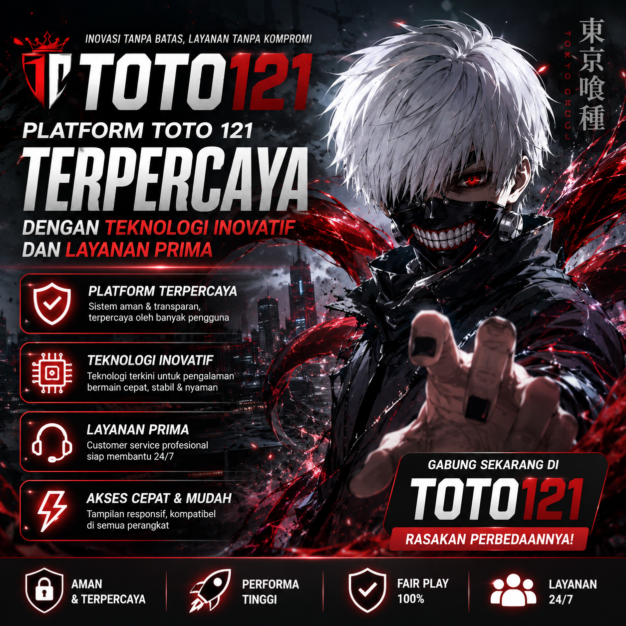 TOTO121: Platform TOTO 121 Terpercaya dengan Teknologi Inovatif dan Layanan Prima